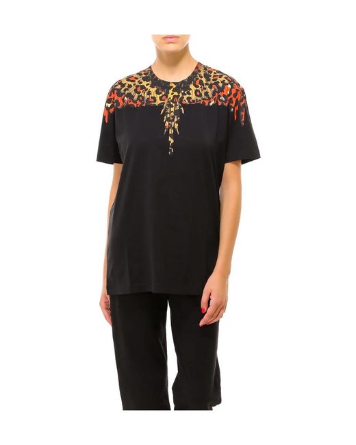 Marcelo Burlon Black Wing Printed T-Shirt
