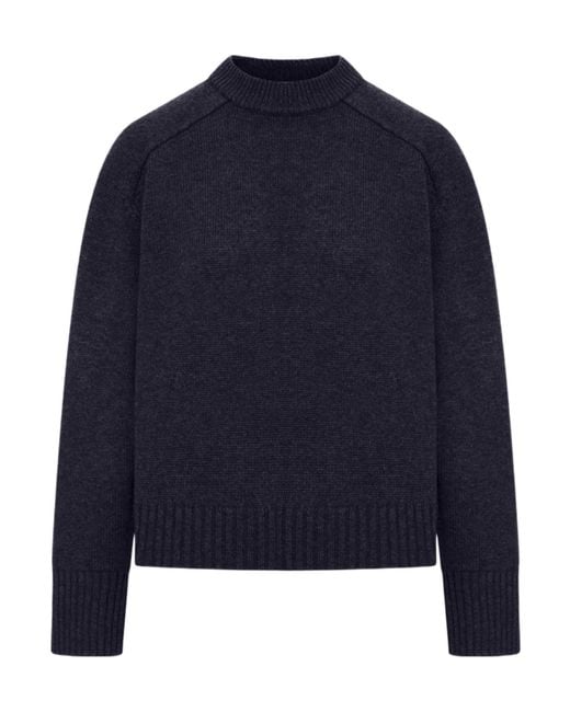 Soeur Blue Wool Crew-Neck Sweater