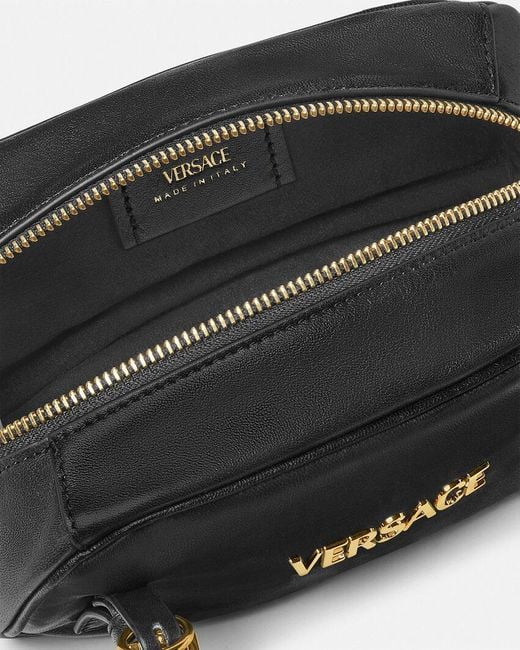 Versace Black Tag Bowling Zipped Mini Bag