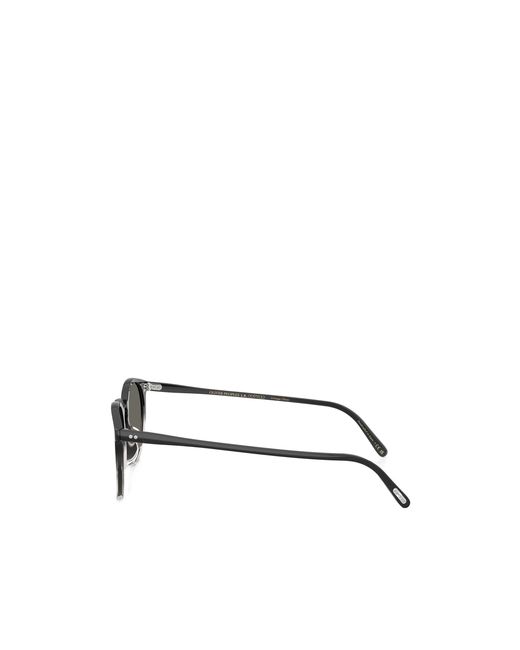 Oliver Peoples Metallic Oval Frame Sunglasses for men
