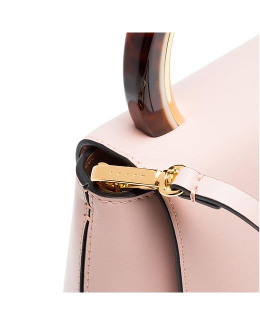 Marni Pink Logo Handbag