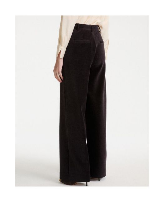 Marella Black Corduroy Trousers