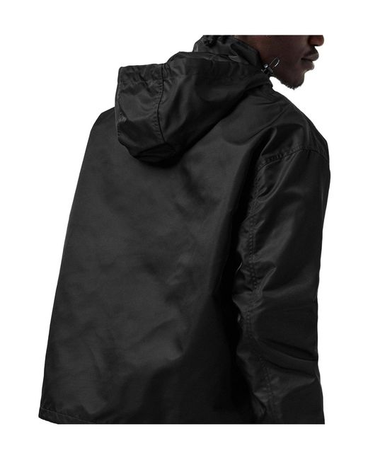 Off-White c/o Virgil Abloh Black Solid Color Windbreaker for men