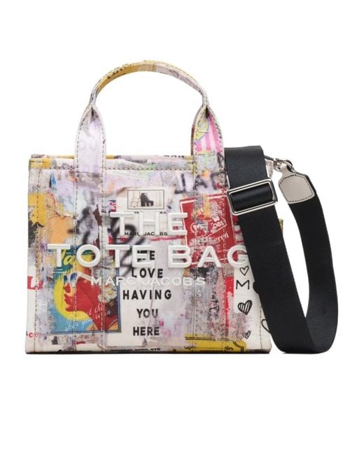 Marc Jacobs Red The Pop Americana Small Tote Bag