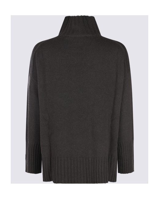Antonelli Black Turtleneck Long Sleeve Sweater