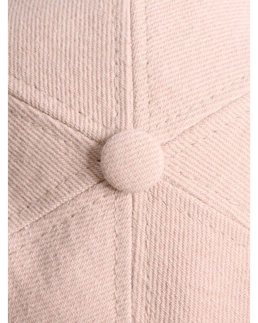 Chloé Pink Logo-Embroidered Baseball Cap