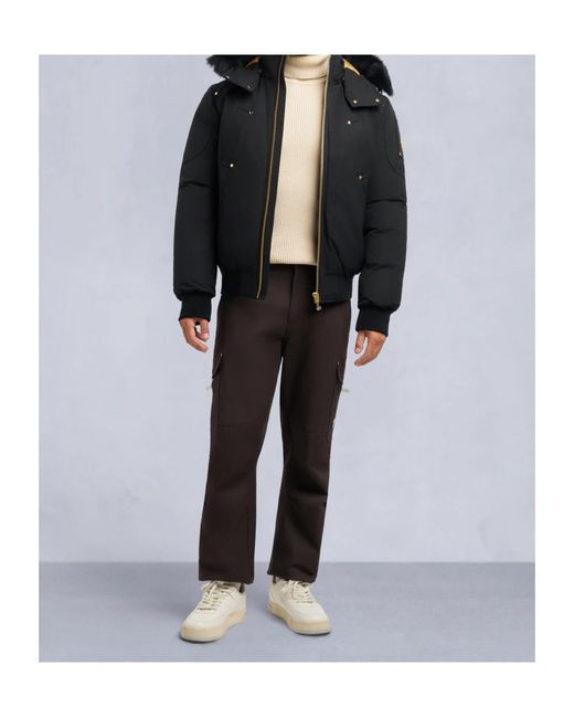 Moose Knuckles Black Series Ballistic Bomber Jacket for men