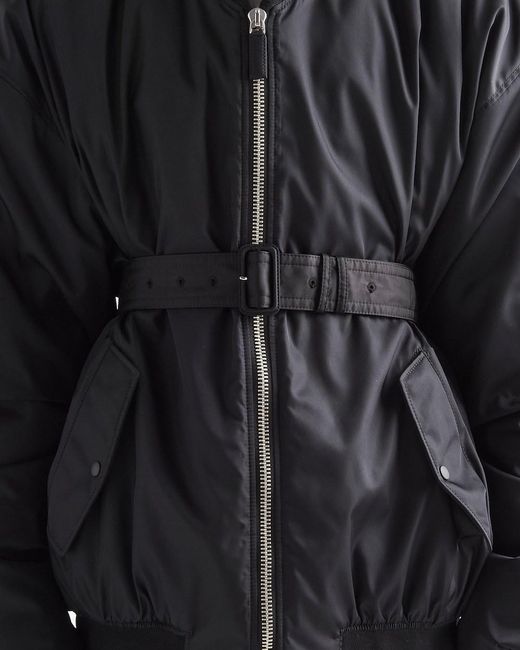 Prada Black Padded Bomber Jacket for men