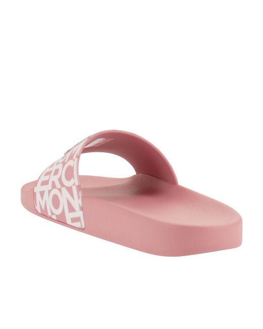 Moncler Pink Jeanne Sliders