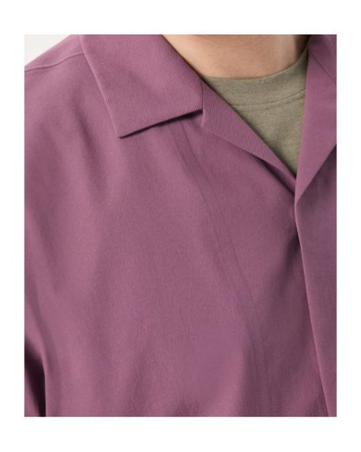 Veilance Purple Cusec Shirt Ls for men