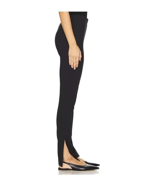 Anine Bing Black Kylie Split-Cuffs Trousers