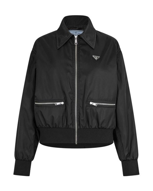 Prada Black Solid Color Casual Jacket