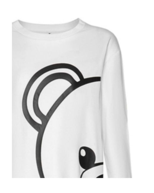 Moschino White Printed T-Shirt