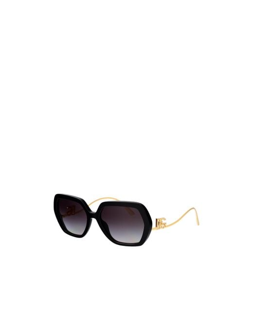 Dolce & Gabbana White Full Frame Sunglasses