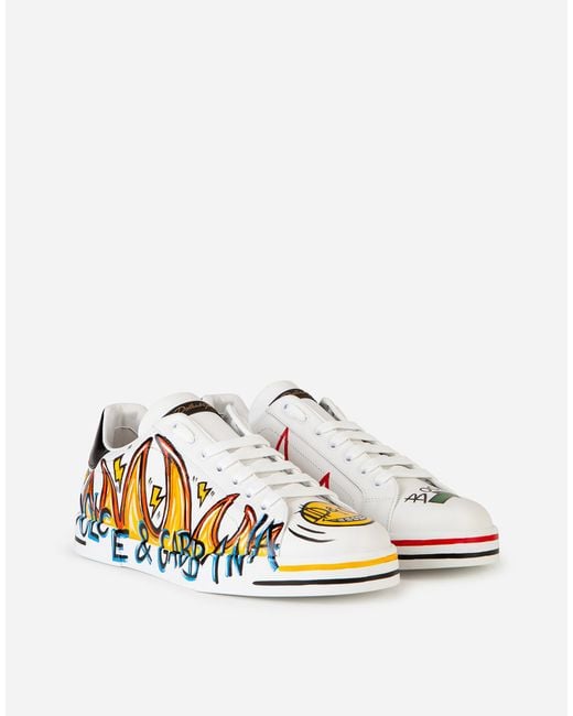 Dolce & Gabbana Multicolor New Dglimited Portofino Sneakers for men