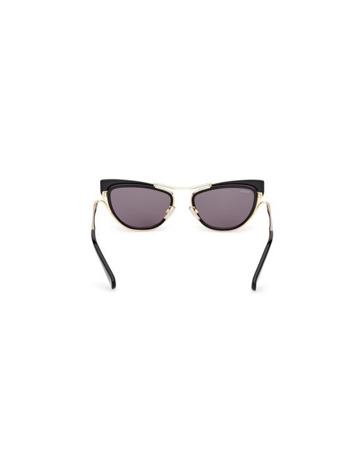 Max Mara White Cat-Eye Frame Sunglasses