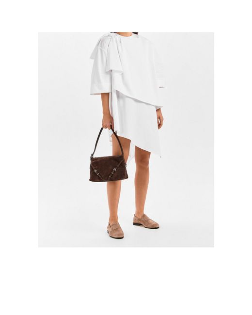 Givenchy Brown Giv Mni Voyou Shoulder Bag