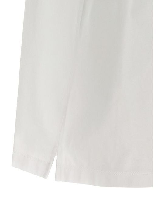 DSquared² White Logo-Print Cotton T-Shirt for men