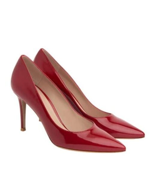 Gianvito Rossi Red Gianvito Pointed-Toe Pumps