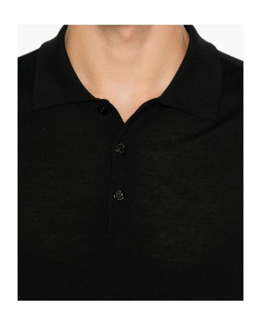 Canali Black Long-Sleeved Sweater for men