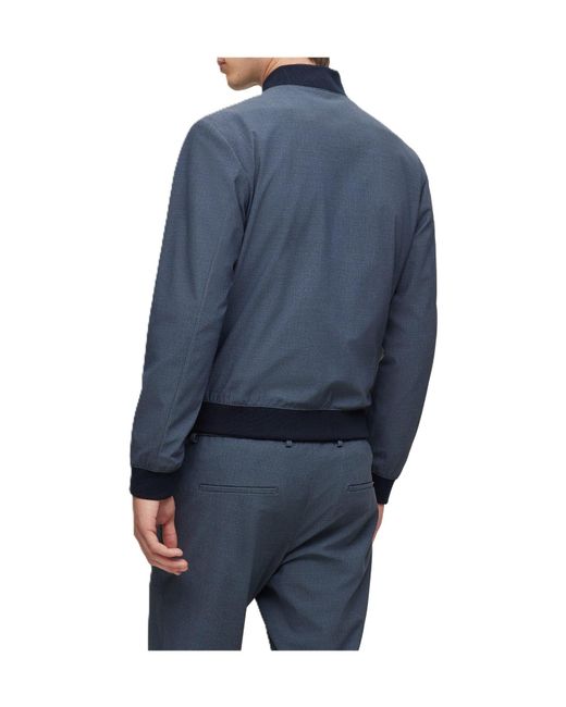 Boss Blue Classic Casual Jacket for men