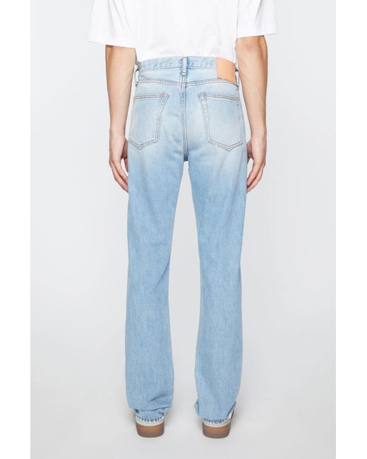 Acne Blue Regular Fit Jeans for men