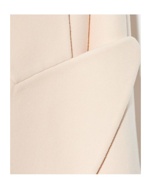 Balmain White Open Front Coat