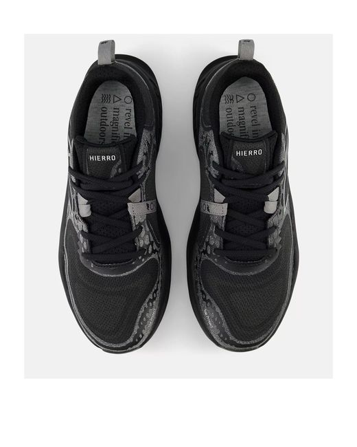 New Balance Black Fresh Foam X Hierro V8 Trail Running Trainers for men