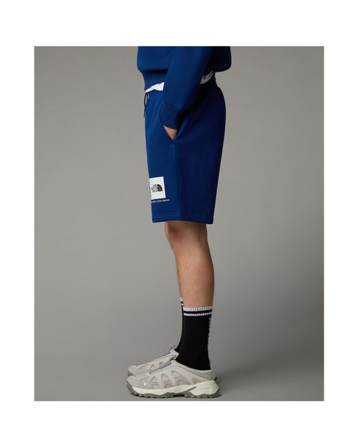 The North Face Blue Nse Box Regular Shorts for men