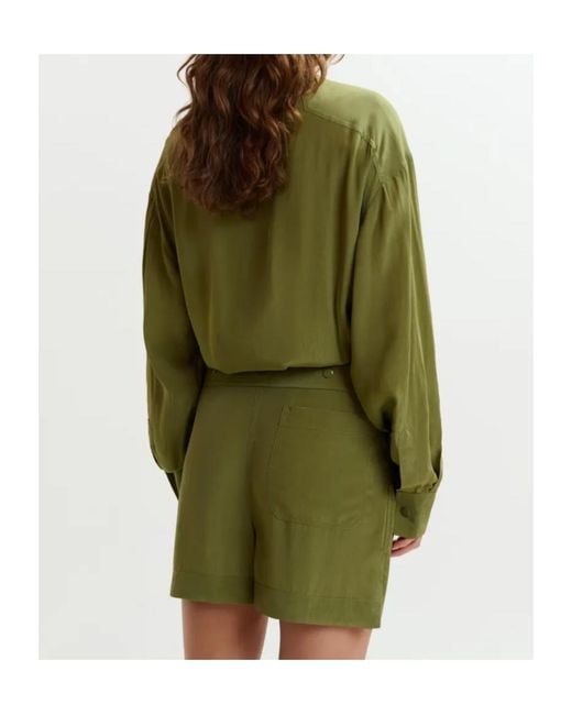 Essentiel Antwerp Green Jebba Maxi Overlay Jumpsuit
