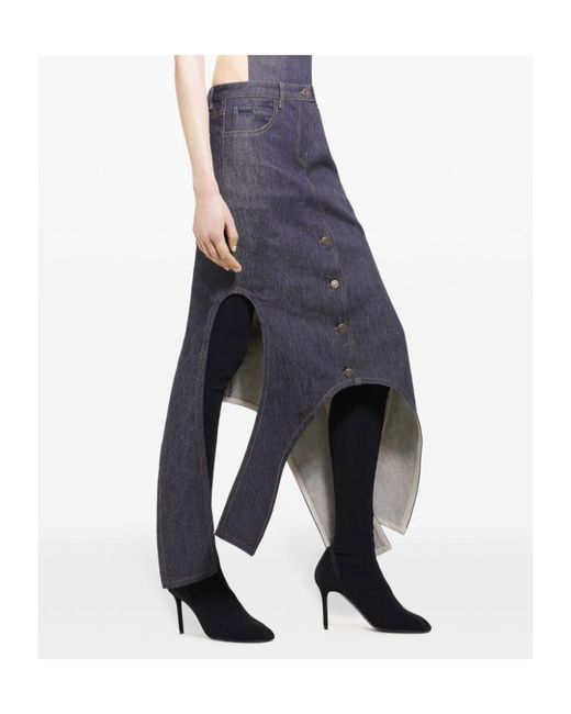 Courreges Blue Midi Skirts