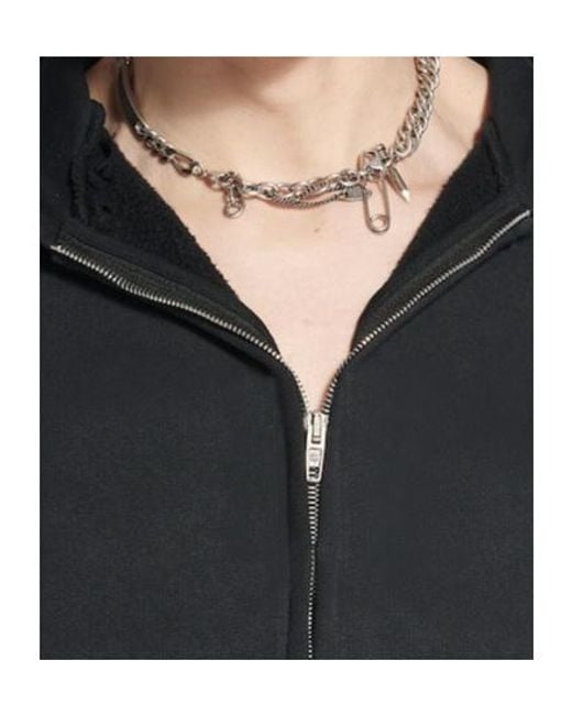 Balenciaga Multicolor Chain Detailed Necklace