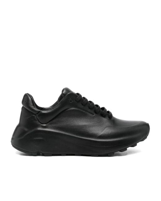 Roberto Del Carlo Black Del Carlo Nappa Leather Sneakers