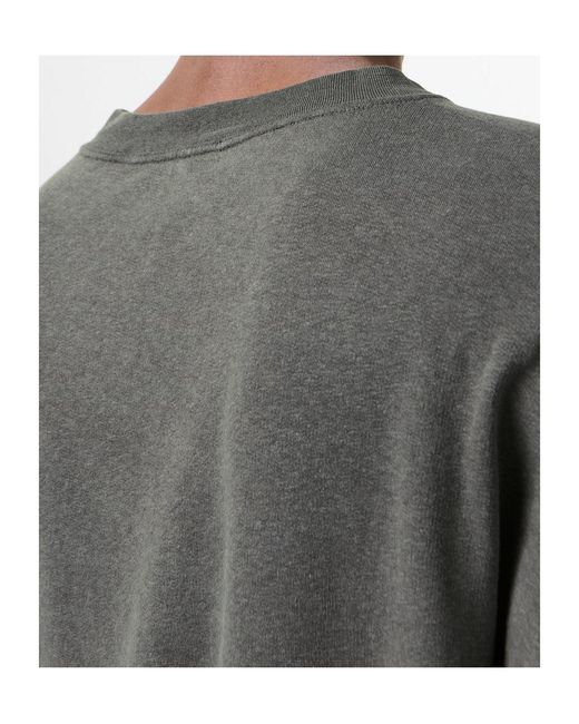 Our Legacy Gray Relaxed Crewneck Sweatshirt for men