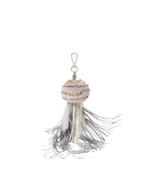 Fendi White Jellyfish Charm