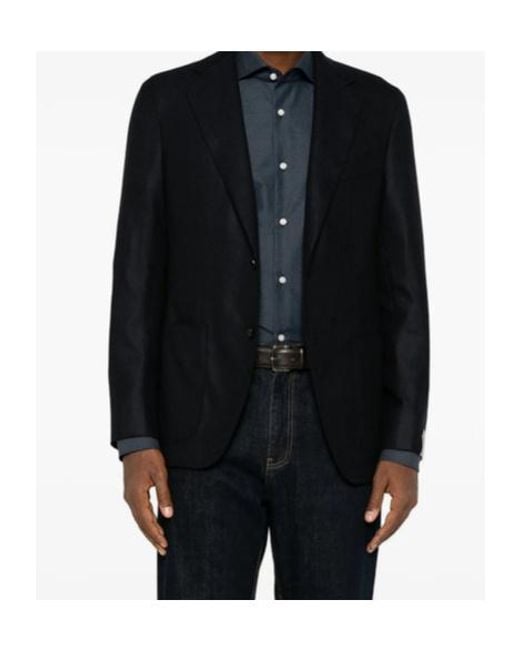 Caruso Black Jacket for men