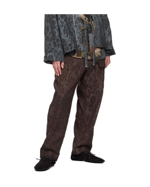 Uma Wang Gray Paxton Pants for men