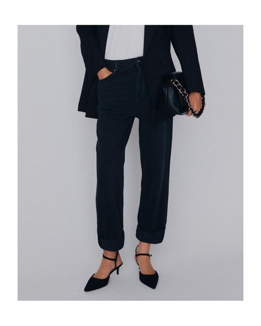 Marella Black Denim Tomboy Jeans