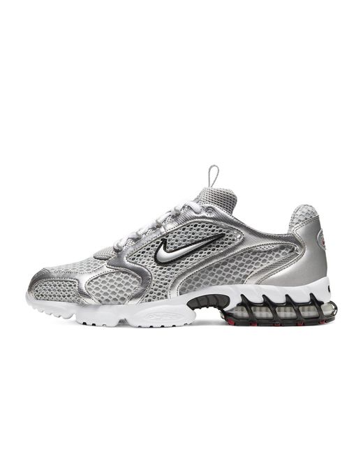 Nike Gray Air Zoom Spiridon Cage 2 Sneakers for men