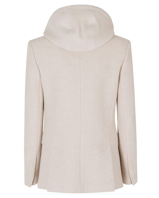 Eleventy Natural Single-Breasted Suit Jacket
