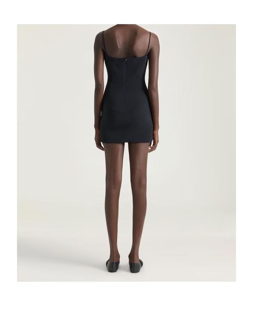 Givenchy Black Sliced Mini Dress