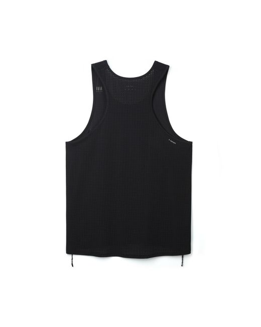 Satisfy Black Sleeveless Breathable Vest for men