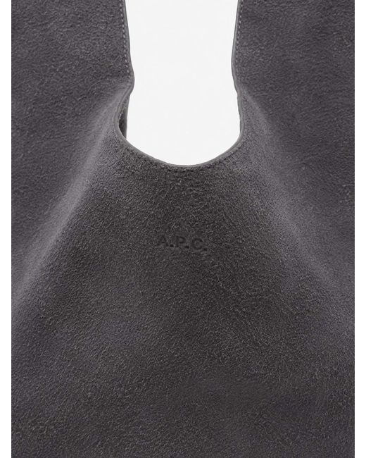 A.P.C. Black Le Neige Hobo Bag