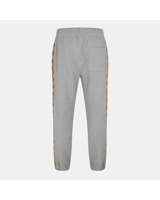 Burberry Gray Solid Color Casual Pants for men
