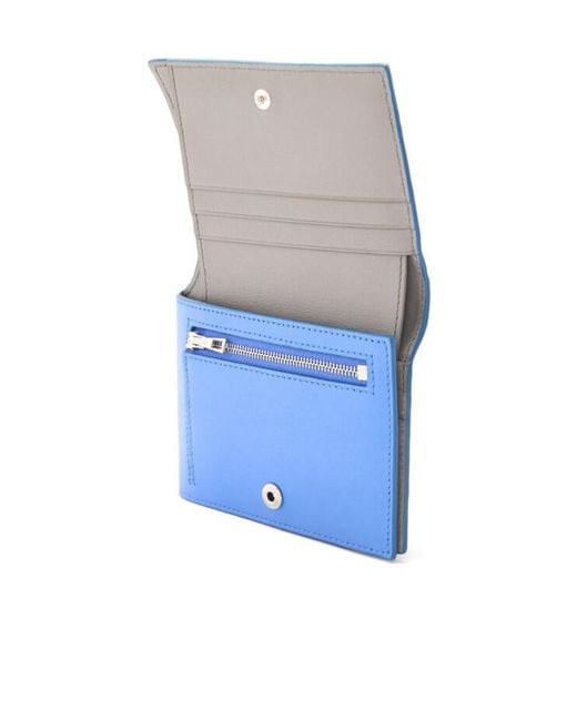 Loewe Blue Folded Wallet for men