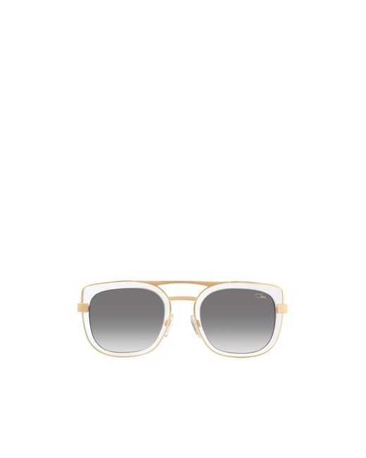 Cazal White Full Frame Sunglasses for men