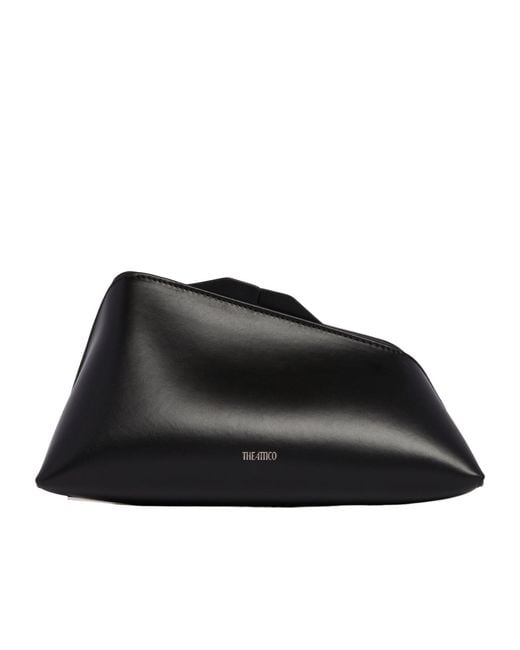 The Attico Black The 8.30 Pm Clutch Bag