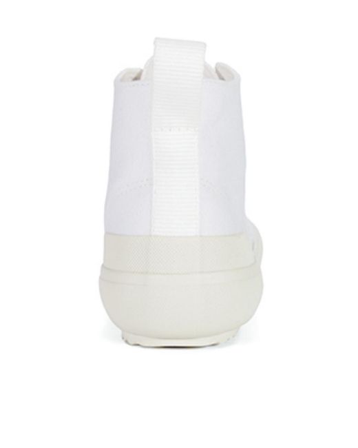 Veja White High-Top Canvas Sneakers for men
