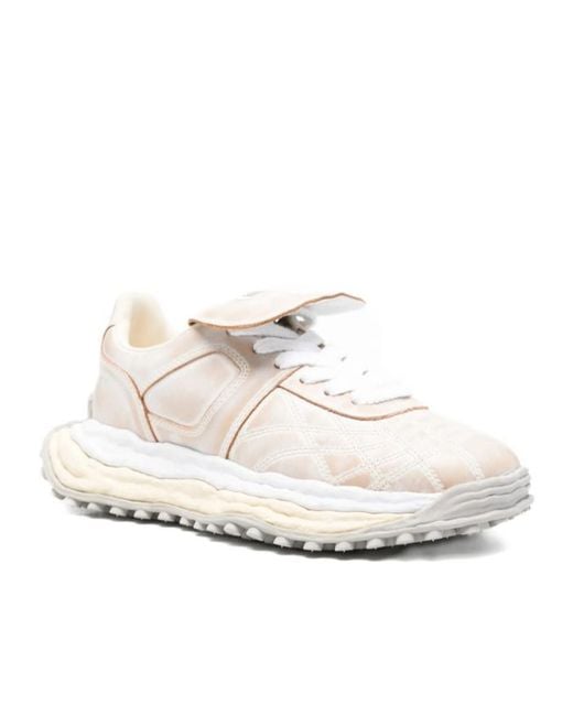 Maison Mihara Yasuhiro White Scott' Lace-Up Sneakers for men