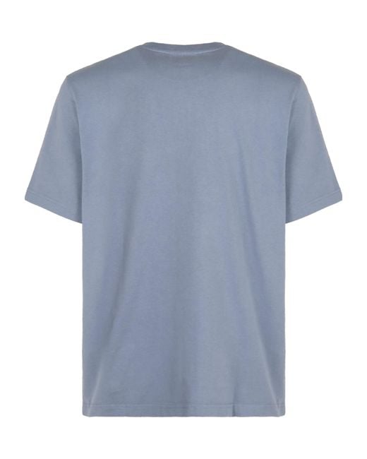Maison Kitsuné Blue Short Sleeve T-Shirt for men